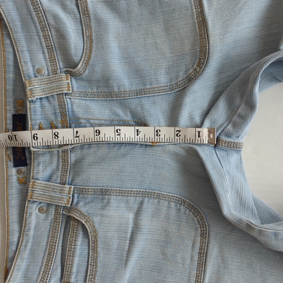 Jeanstar Cuffed Capri Jeans Size 8 Blue - Picture 12 of 16